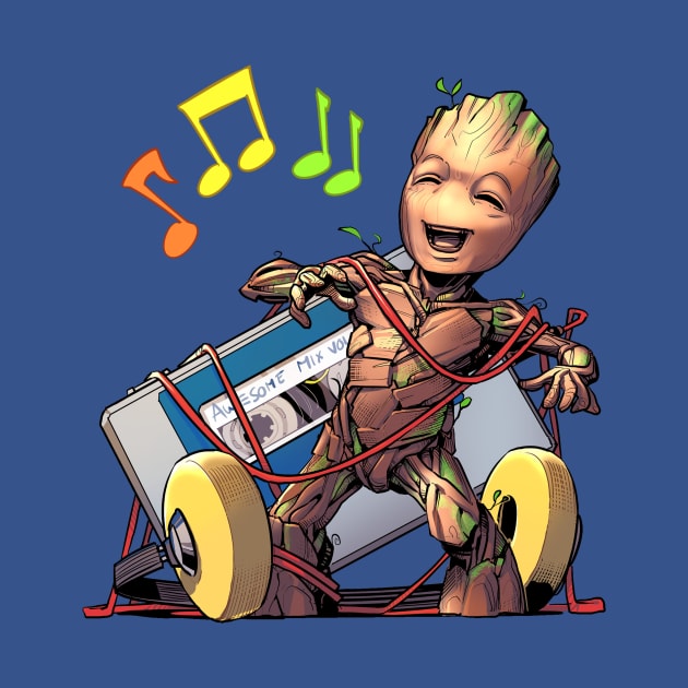 groot the music by masbroprint