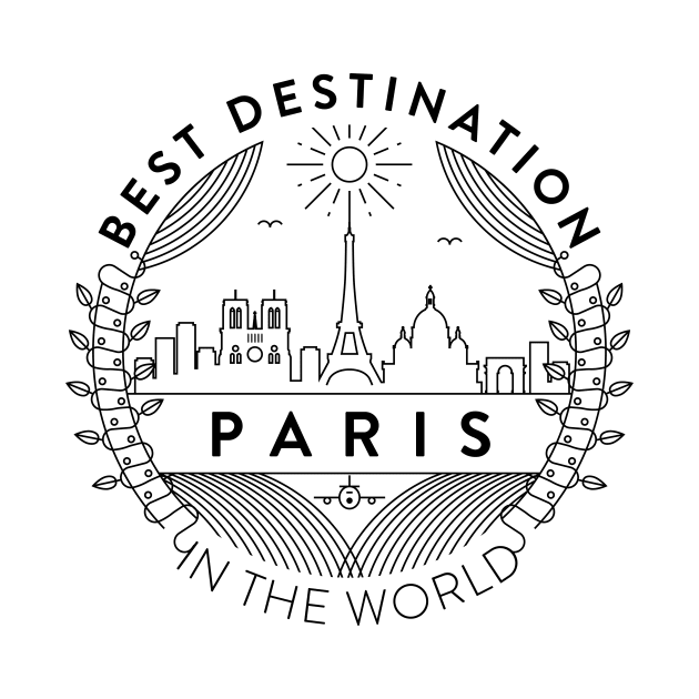 Paris Minimal Badge Design by kursatunsal