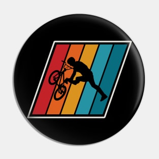 BMX Retro Biker Pin