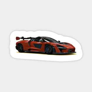 Senna Cartoon Magnet