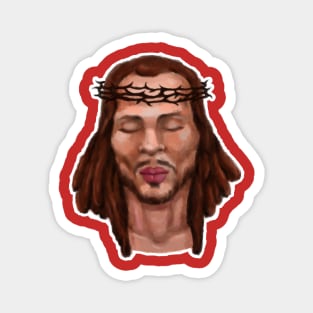 Black Jesus Magnet