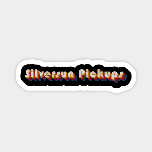 retro vintage Silversun Pickups Magnet by TulenTelan