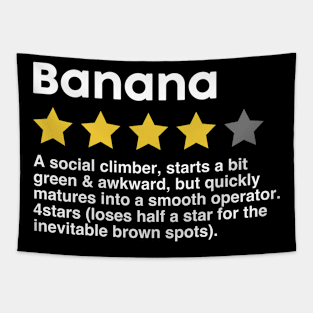 Banana Funny Rating Tapestry