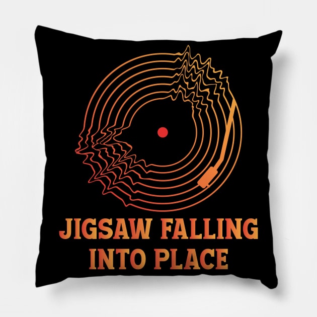 JIGSAW FALLING INTO PLACE (RADIOHEAD) Pillow by Easy On Me