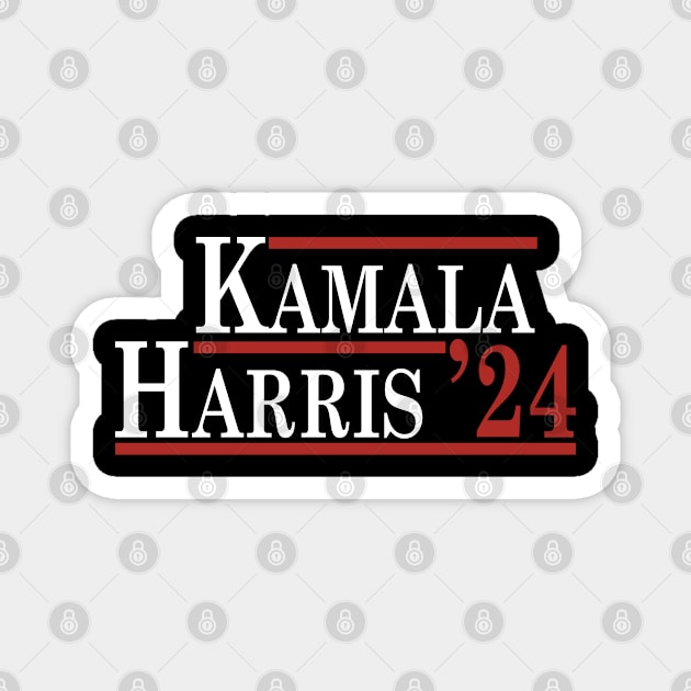 Kamala Harris 2024 Magnet by UrbanLifeApparel