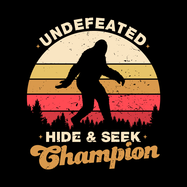 Vintage Undefeated Hide And Seek Champion Shirt Bigfoot 4 by luisharun