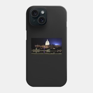 Captial Building at Night - Washington D.C. Phone Case