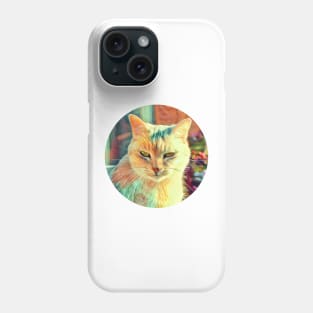 Furry floppy cat Phone Case