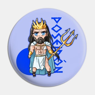 Poseidon chibi Pin