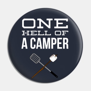 ONE HELL OF A CAMPER Pin