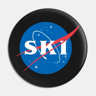 Ski Logo Pin