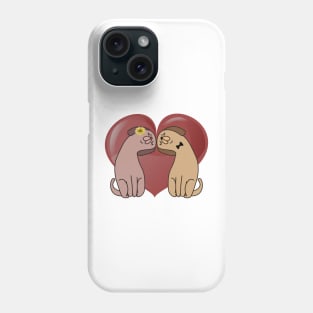 Dogs in Love Phone Case