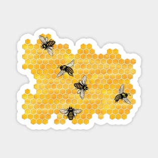 Cancer Honeybees Magnet