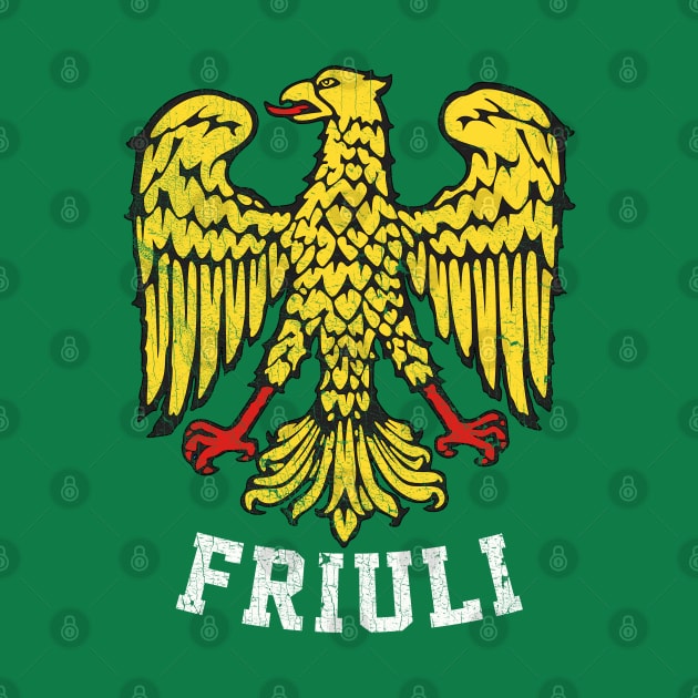 Friuli Venezia Giulia / Coat of Arms / Vintage Style by DankFutura