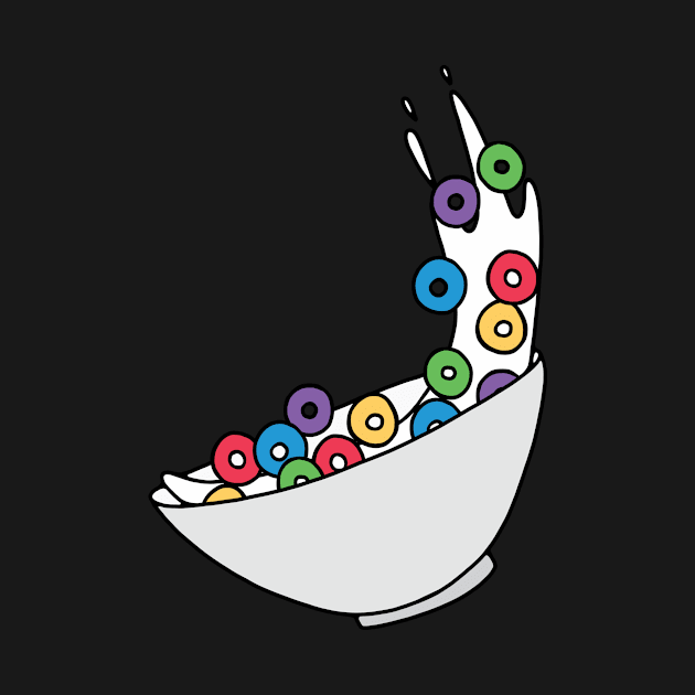 Spilling Cereal Sticker by murialbezanson