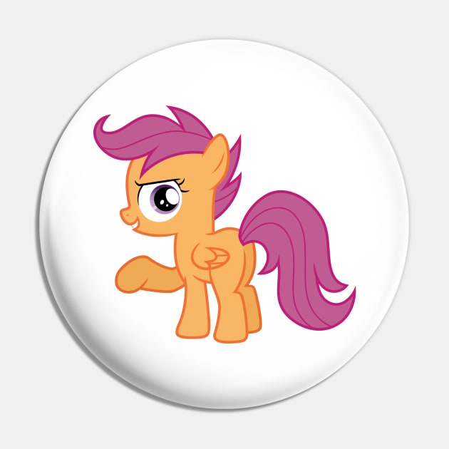 Scootaloo little nudge Pin by CloudyGlow