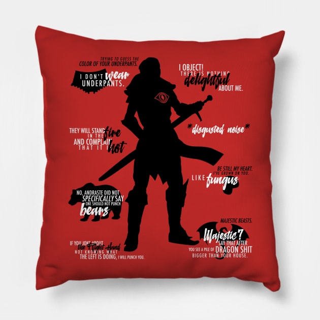 Cassandra Pentaghast Pillow by firlachiel