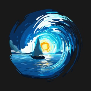 Set Sail Ocean Waves T-Shirt