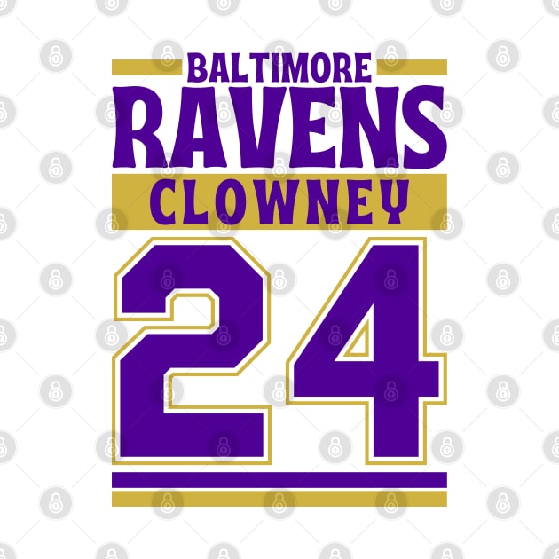 Baltimore Ravens Clowney 24 Edition 3 by Astronaut.co