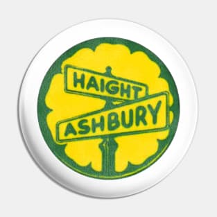 Haight Ashbury Vintage Hippie Summer of Love Pin