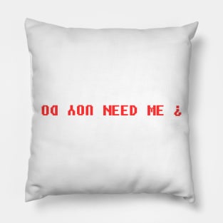 Do you love me Meme Red Errorsans Pillow