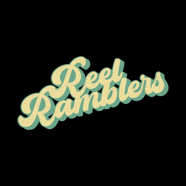 Reel Ramblers Green & Yellow Distressed Logo by Reel Ramblers