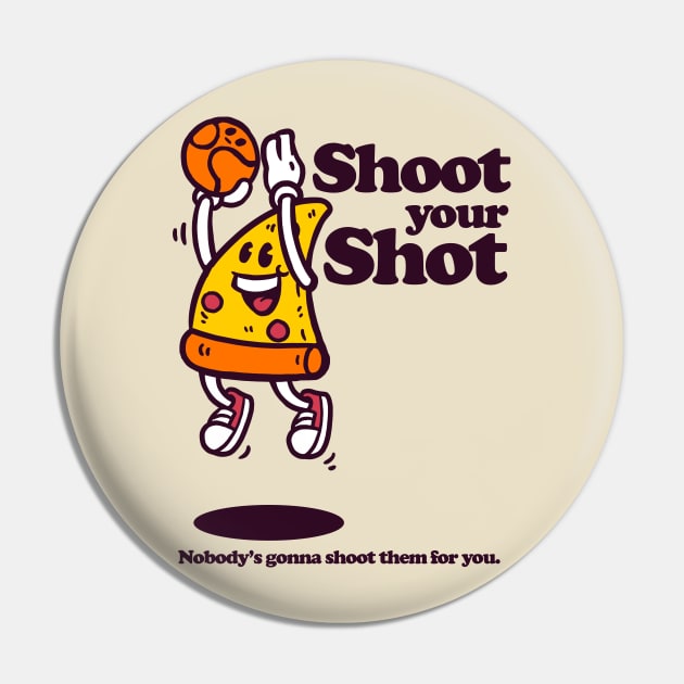 Shoot Your Shot Pin by mankeeboi