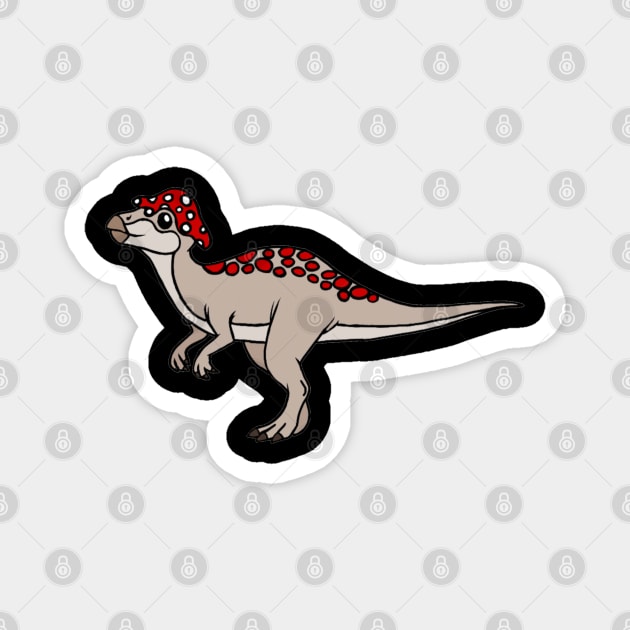 Pachycephalosaurus Mushie Magnet by MushieCreatures