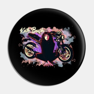 Retro Bike Kate Bush Fanart Design Pin