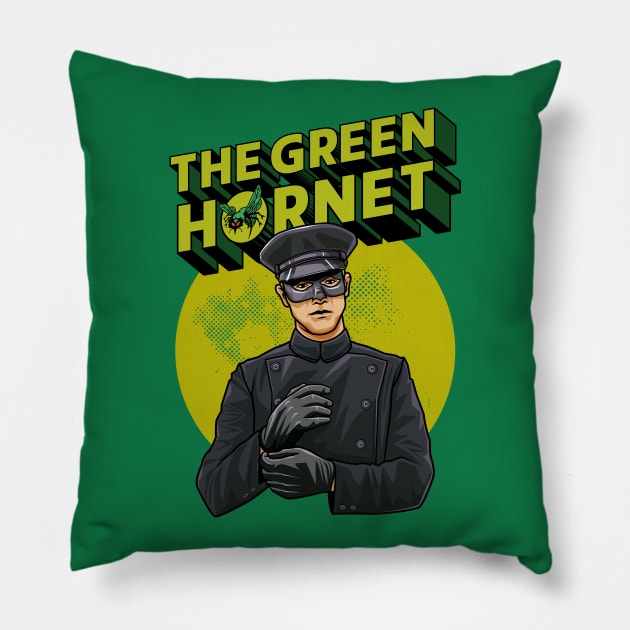 Kato - The green hornet Pillow by Playground