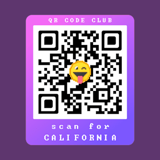 Scan for California, Qr Code Funny Memes -30 T-Shirt