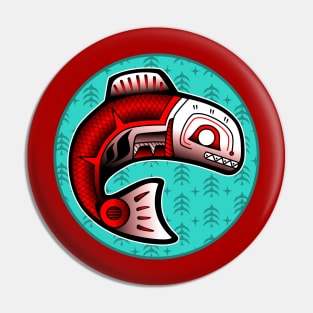 Sacred Salmon Pin