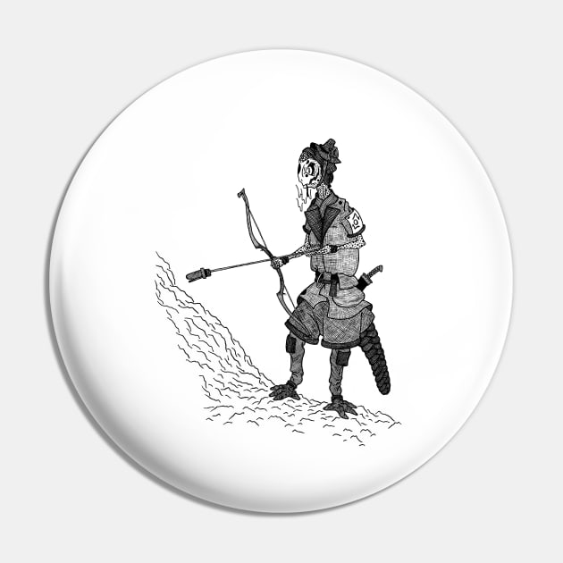 Female archer of the Swamp Army Pin by Harinedzumi