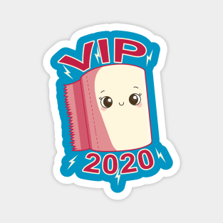 Toilet Paper Roll VIP 2020 Funny Kawaii Magnet