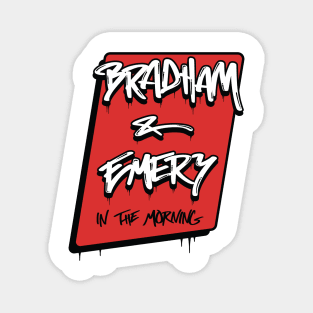 Bradham & Emery Graffiti Logo Magnet