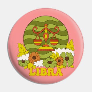 Libra Zodiac Pin