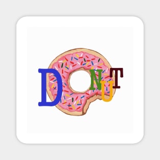 STRAWBERRY Sprinkled Donut For Donut Lovers Magnet