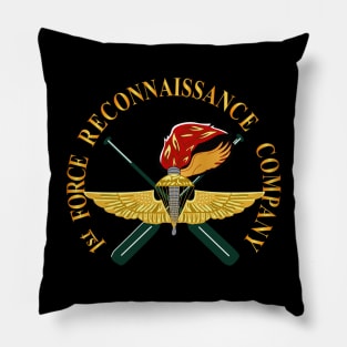 1st Force Recon Company wo FMF PAC -BckGrd Pillow