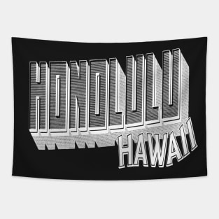 Vintage Honolulu, HI Tapestry