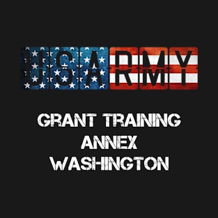 Grant Training Annex Washington US Flag Army T-Shirt