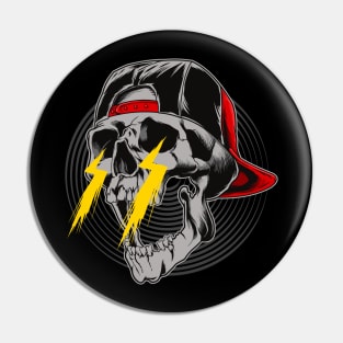 death and lightning Pin