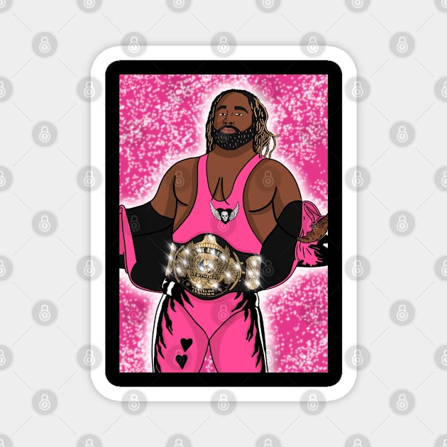 Pink/black attack Magnet by Undisputed runway