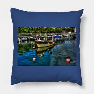 Sunderland Marina Boats #3 Pillow