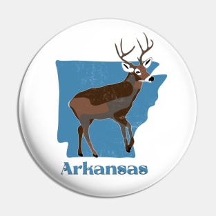 Arkansas White Tailed Deer Pin