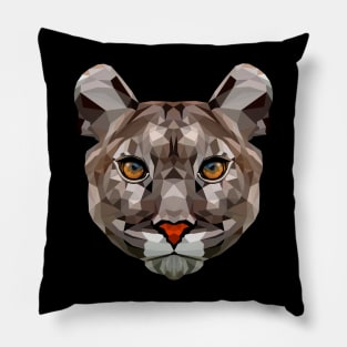 cute cougar Pillow