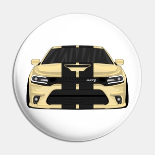 DODGE CHARGER CREAM Pin