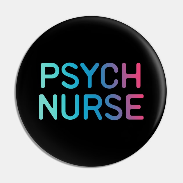 Psych Nurse Funny Psychiatric Nurse Gift Idea Pin by Zen Cosmos Official