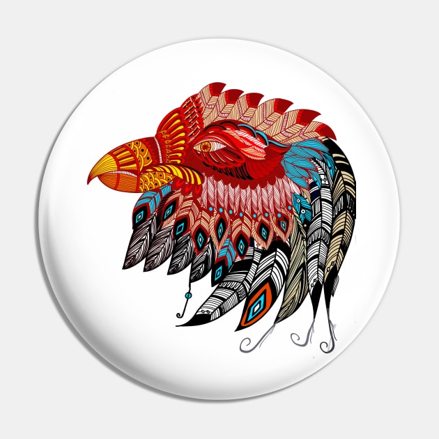 Fly Free Raptor Pin by Sailfaster Designs