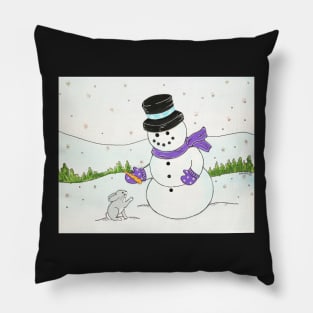 Snowman Pillow