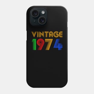 Vintage 1974 50Th Birthday Phone Case